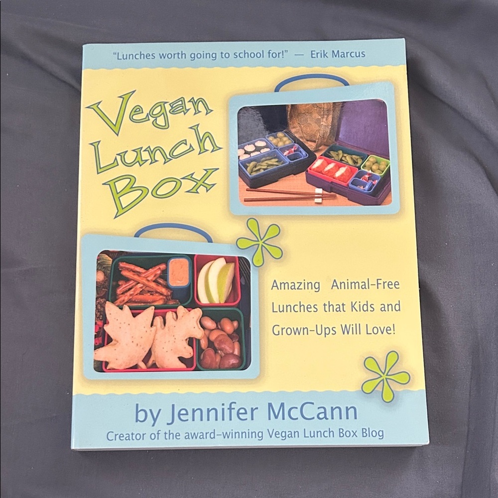 Vegan Lunch Box Book by Jennifer McCann